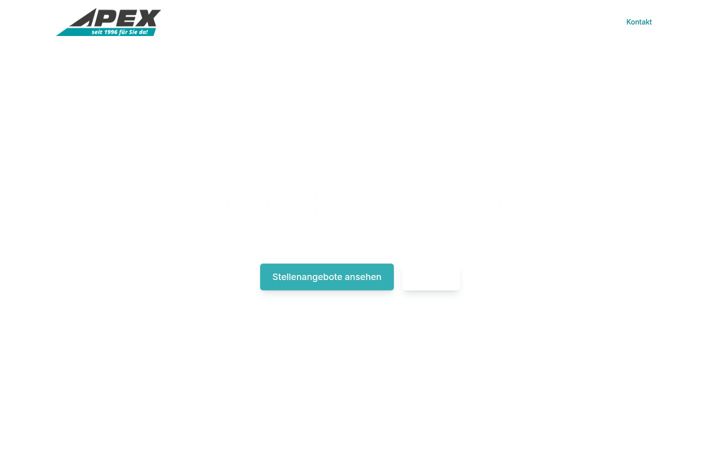 Screenshot of apex-job.de