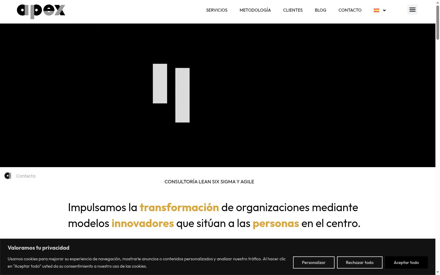 Screenshot tal-banner tal-kunsens muri qabel kwalunkwe interazzjoni