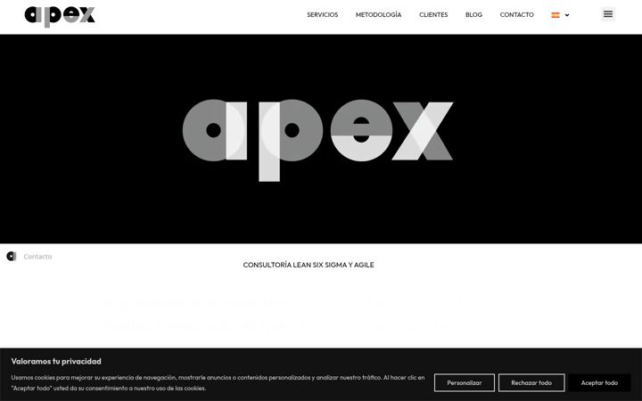 Screenshot von apex-mindset.com