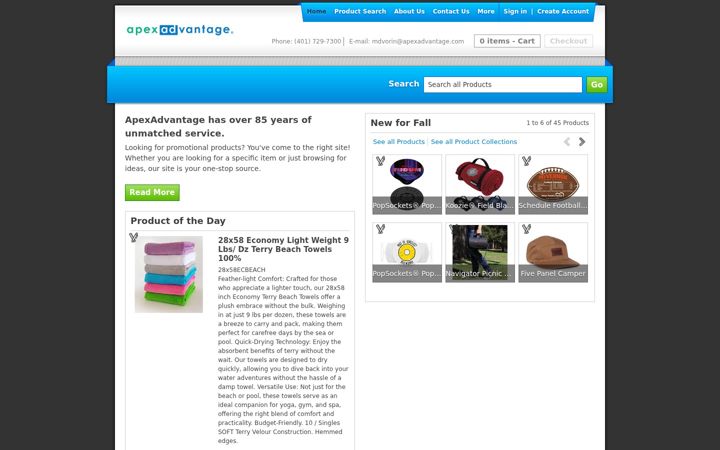 Screenshot of apexadvantage.com