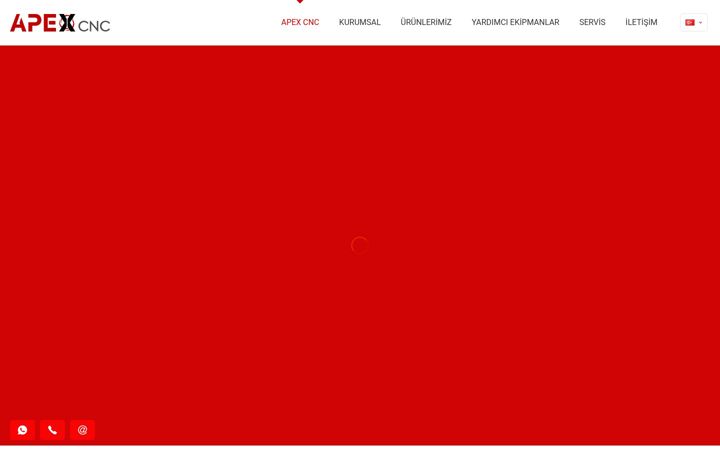 Screenshot of apexcnc.com.tr