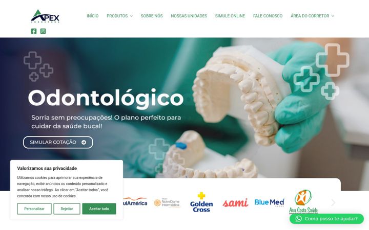 Screenshot of apexcorretora.com.br