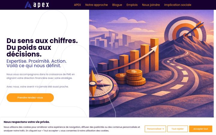 Posnetek zaslona apexdirectionfinanciere.ca