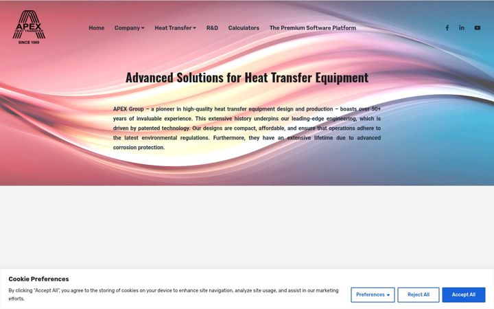 Screenshot of apexgroup.eu