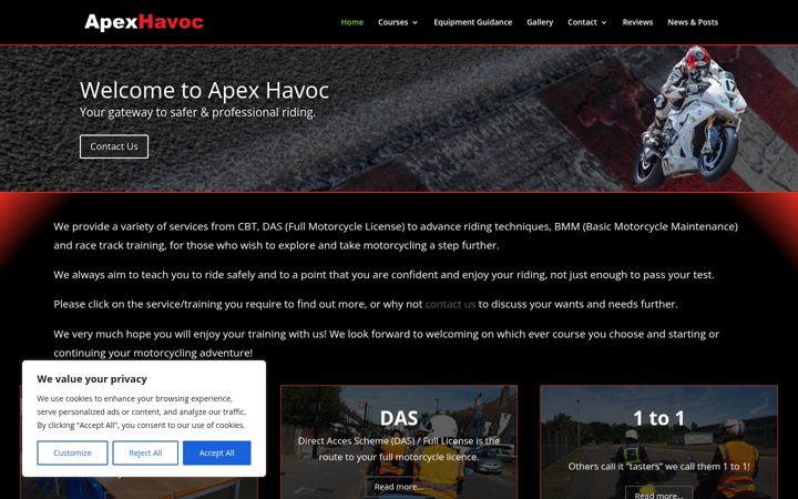 Screenshot of apexhavoc.co.uk