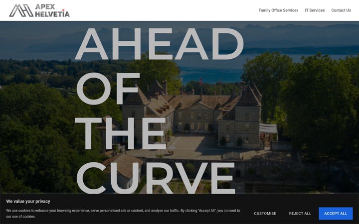 Screenshot of apexhelvetia.com