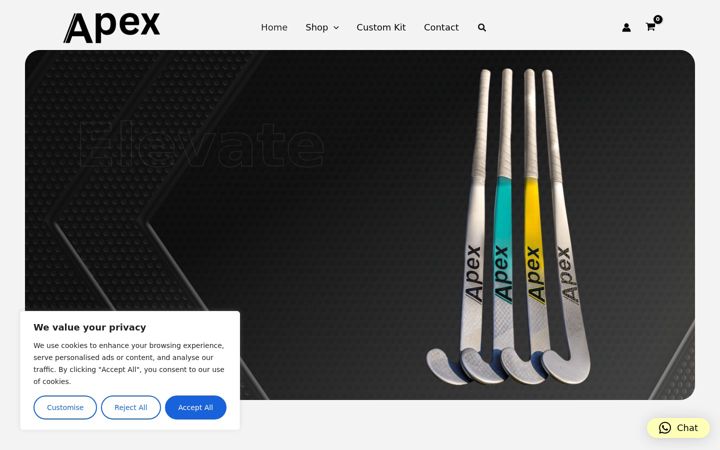 Skjermbilde av apexhockey.co.za