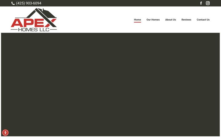 Screenshot of apexhomesllc.com