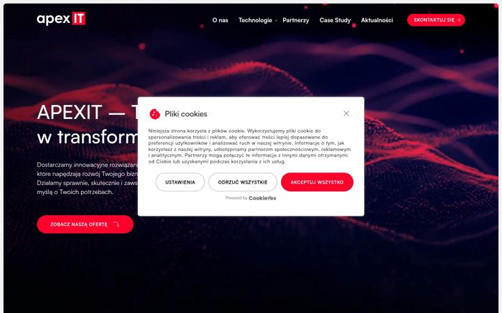 Screenshot of apexit.pl