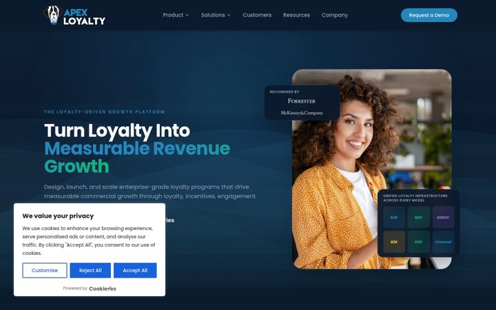Ekrānuzņēmums no apexloyalty.com