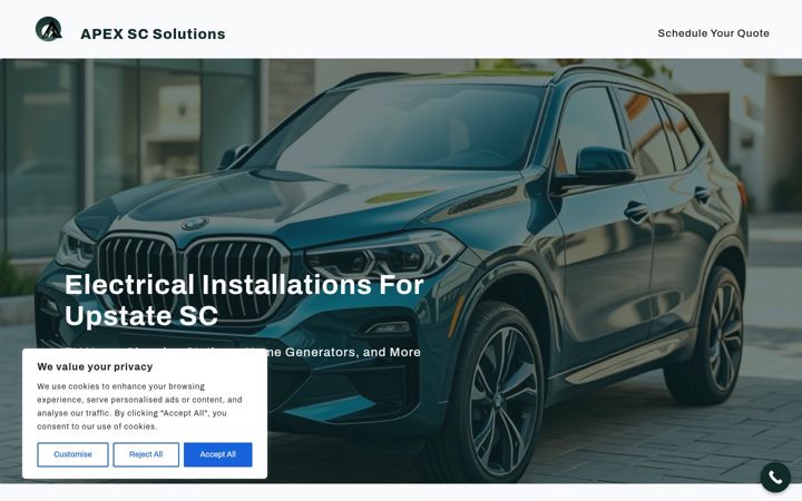 Captura de ecrã de apexscsolutions.com