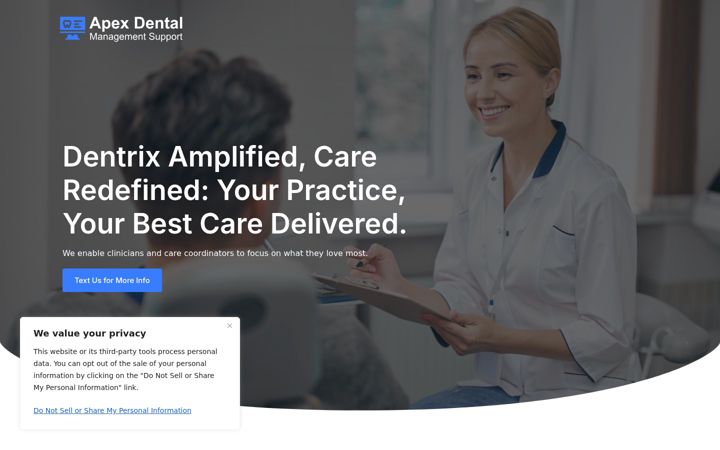Screenshot of apexsupports.com