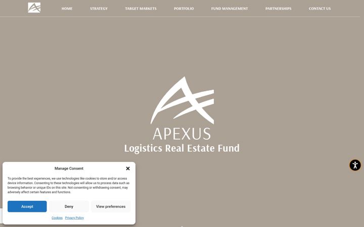 Skærmbillede af apexusfund.com