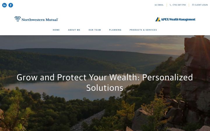 Screenshot of apexwealth.nm.com
