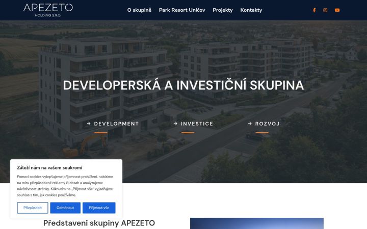 Screenshot of apezeto.cz