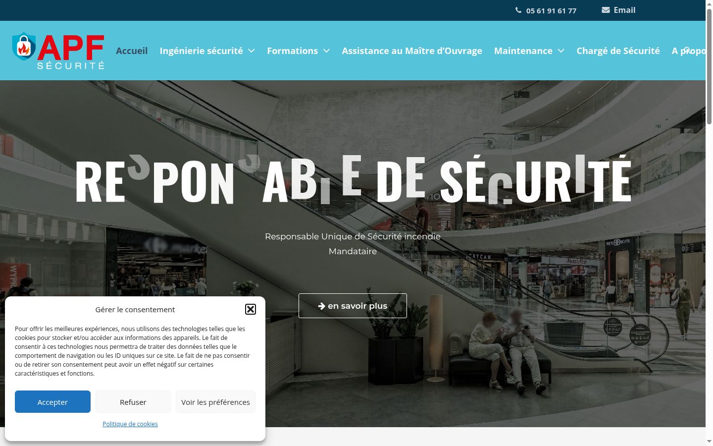 Screenshot tal-banner tal-kunsens muri qabel kwalunkwe interazzjoni