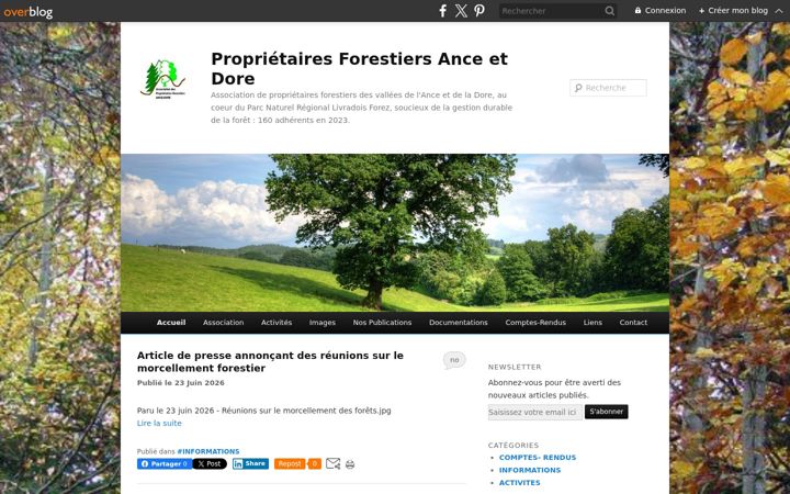 Screenshot of apfad.fr
