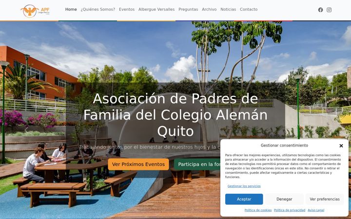 Screenshot of apfcaq.com