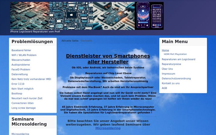 Screenshot of apfel-labor.de