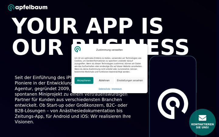 Screenshot di apfelbaum.berlin