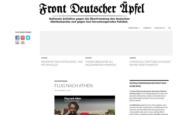 Screenshot of apfelfront.de