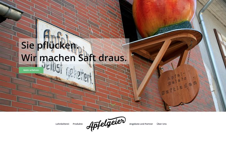 Screenshot of apfelgeier.de