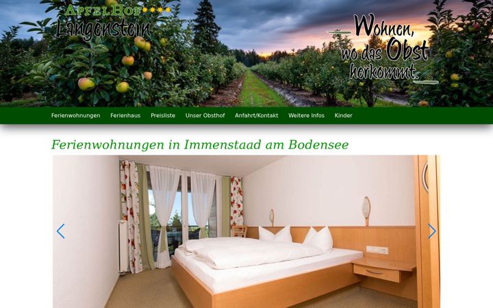 Screenshot of apfelhof-langenstein.de