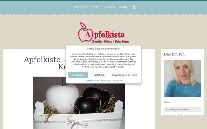 Screenshot di apfelkiste.net