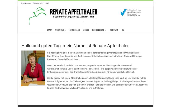 Screenshot of apfelthaler.de