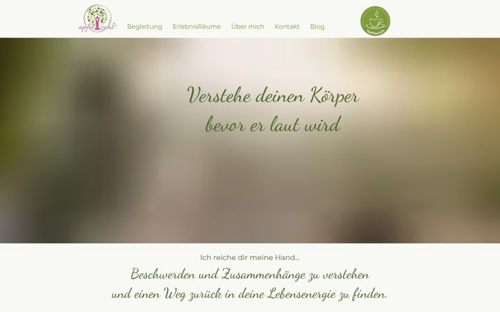 Ekrano kopija apfelundzimt.de