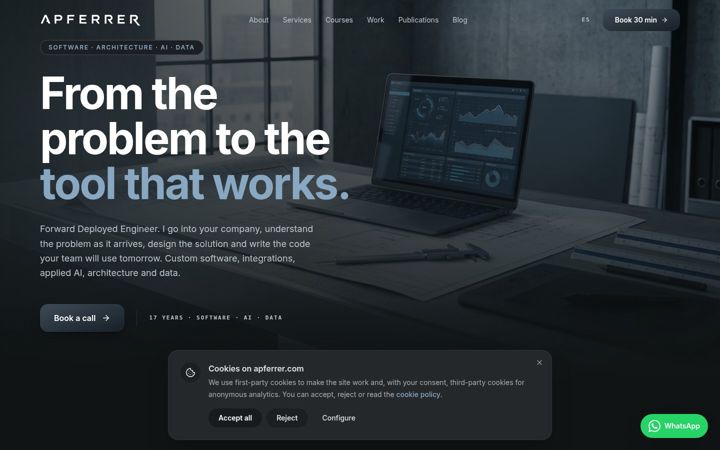 Screenshot di apferrer.com