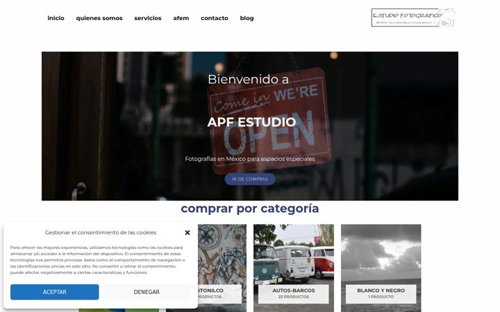 Screenshot of apfestudio.com