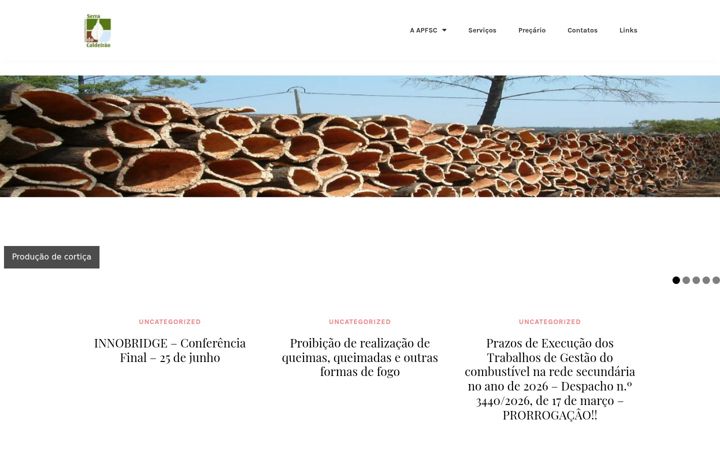 Screenshot of apfsc.pt