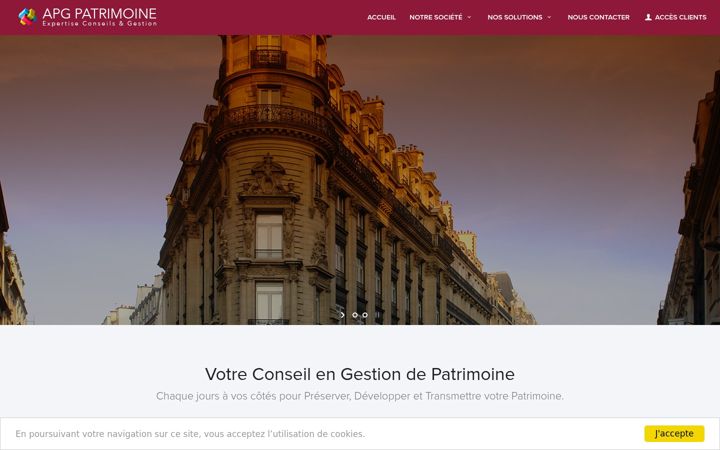 Screenshot of apg-patrimoine.fr