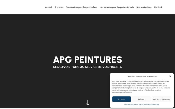 Screenshot ta' apg-peintures.com
