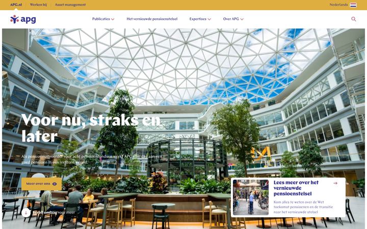 Screenshot of apg.nl