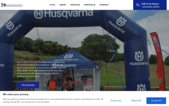 Screenshot ta' apgbeira.com