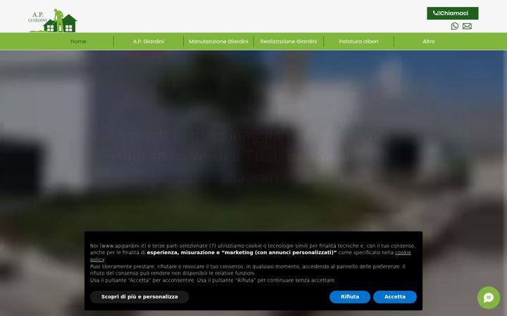 Screenshot of apgiardini.it