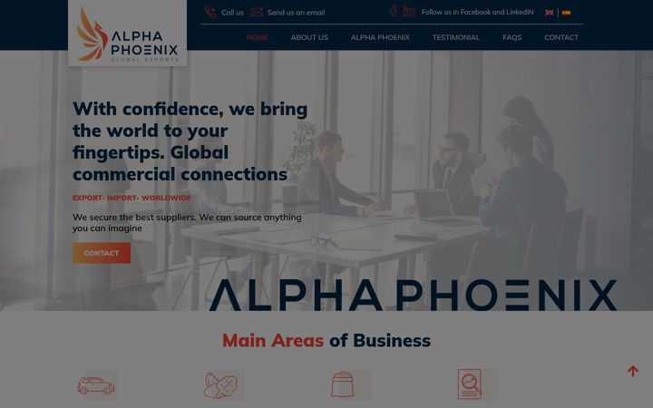 Screenshot of apglobalexports.com