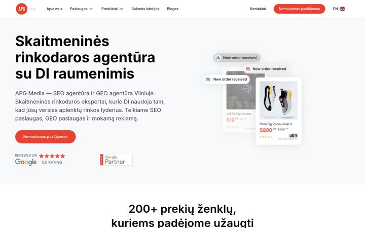 Screenshot of apgmedia.lt