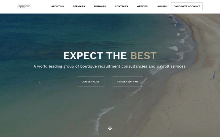 Screenshot of apgroupglobal.com