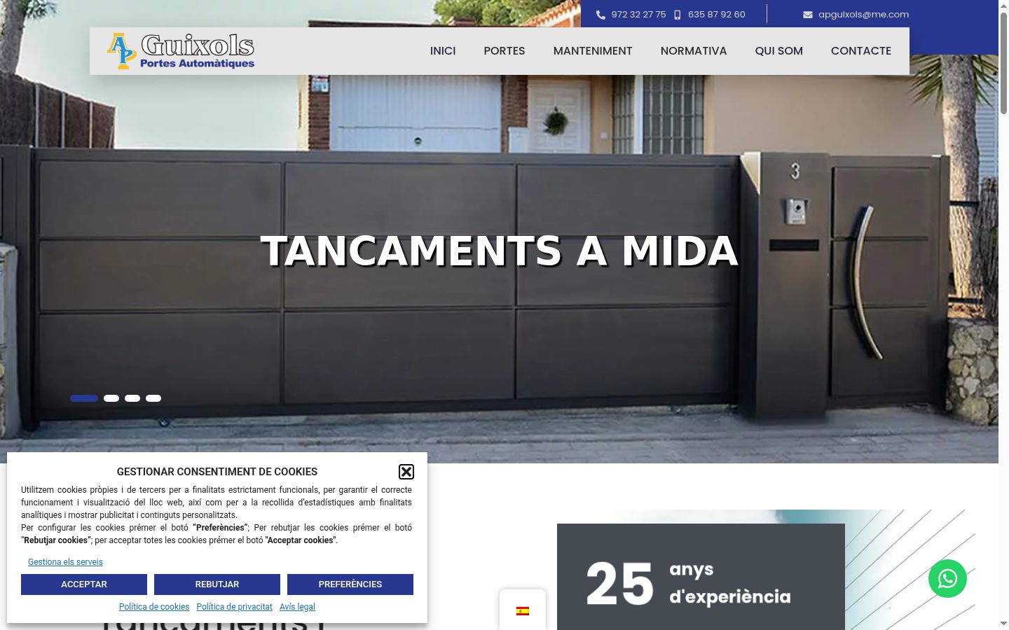 Ekrānuzņēmums ar piekrišanas baneri, kas tika rādīts pirms jebkādas mijiedarbības