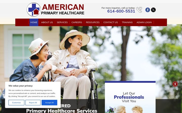 Screenshot of aphc-ohio.com