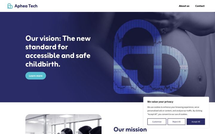 Screenshot of aphea.tech