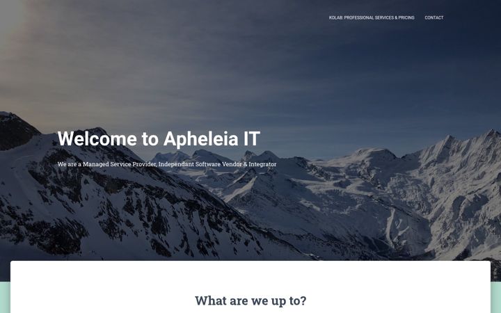 Screenshot of apheleia-it.ch