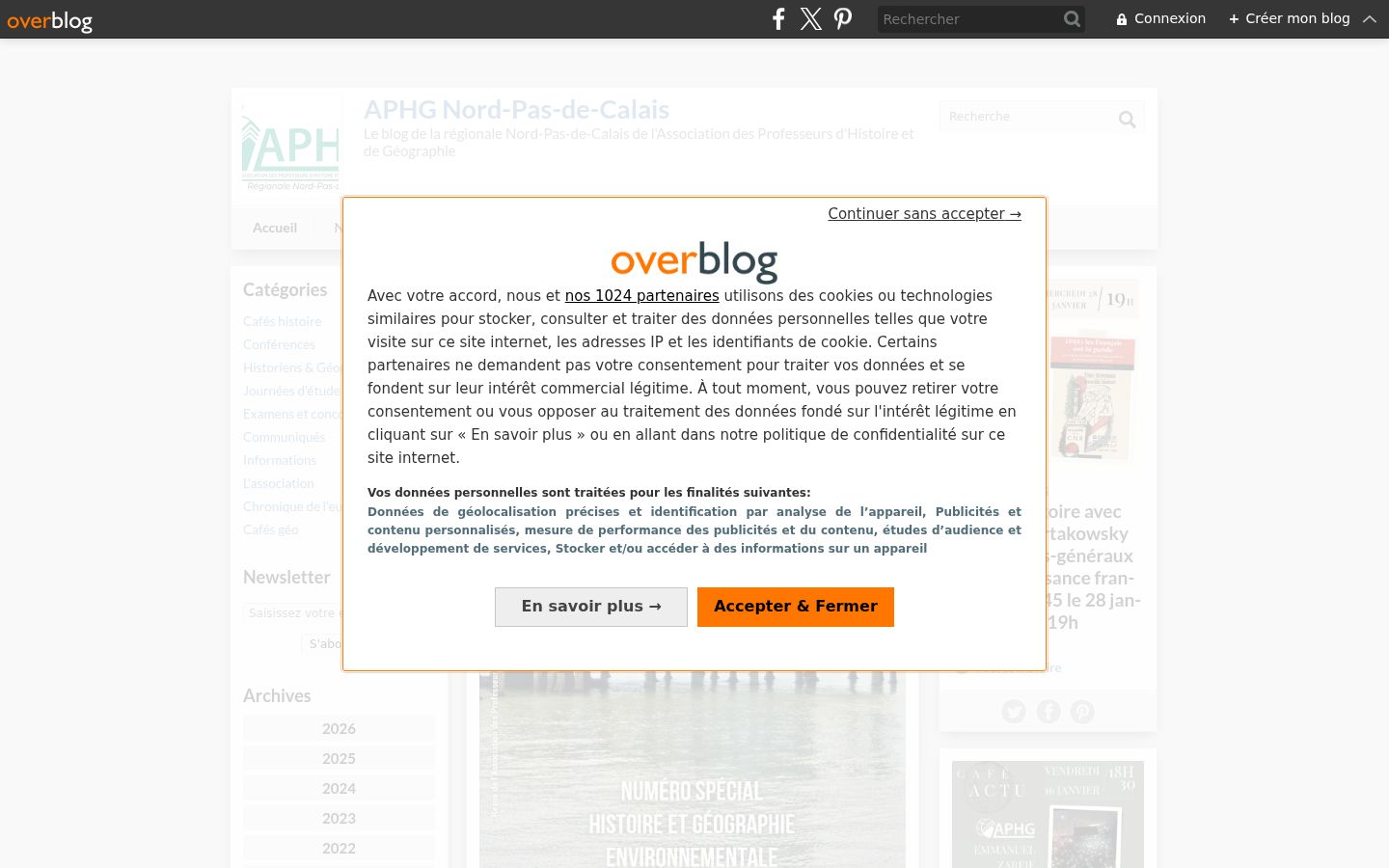 Screenshot tal-banner tal-kunsens muri qabel kwalunkwe interazzjoni