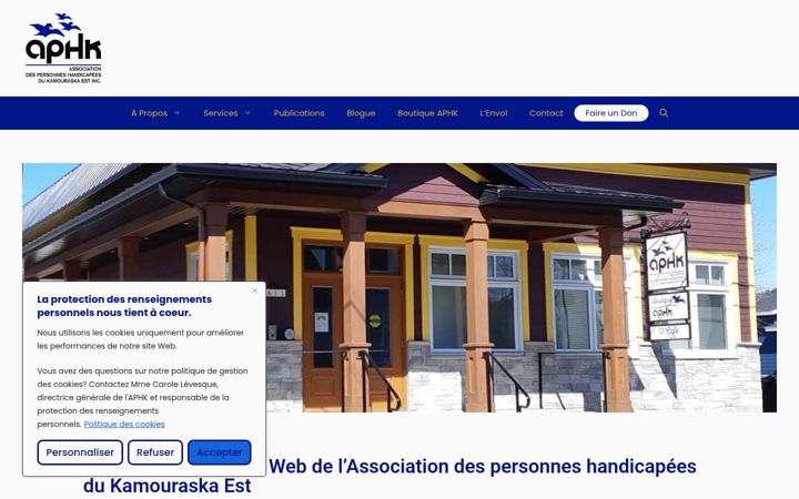 Screenshot of aphke.org