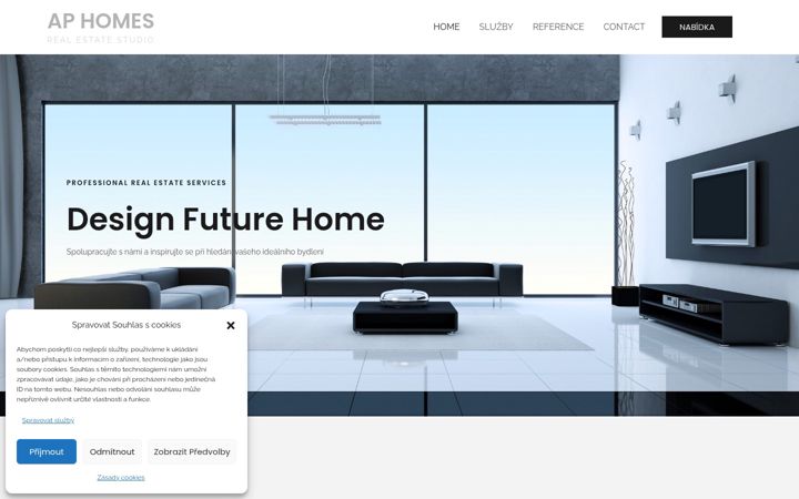 Screenshot of aphomes.cz