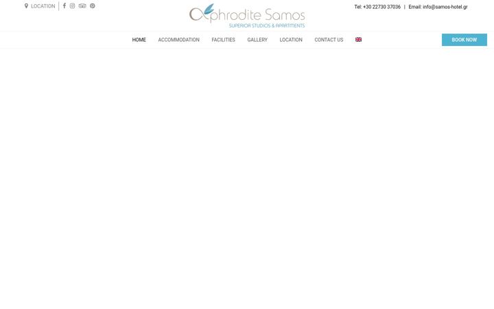 Ekrānuzņēmums no aphroditesamossuites.com