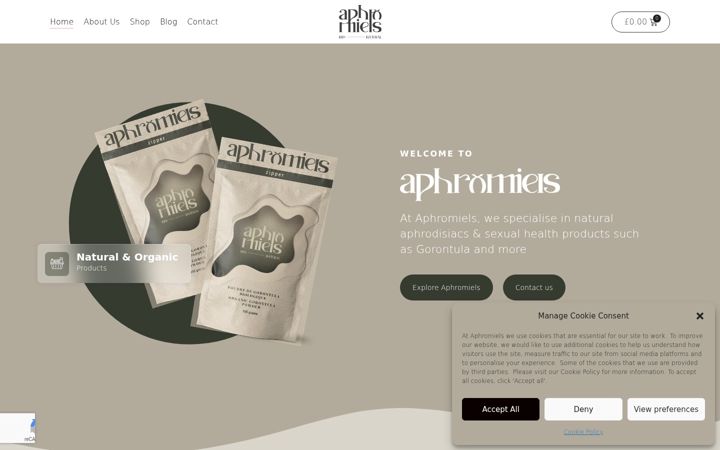 Képernyőkép: aphromiels.co.uk